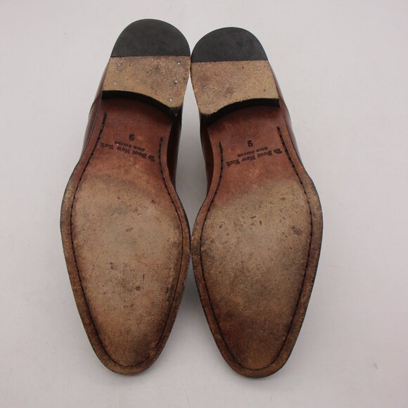 To Boot New York Mens Aidan Men's 9 Dress Shoes Oxfords Cap Toe Brown Leather - Picture 7 of 12